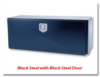 PHOENIX STMRD24 Truck Box,Topside or Underbody,Steel,24"W,Black 