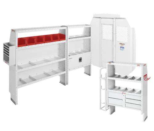 Cargo Van Shelving - HVAC/Mechanical Package