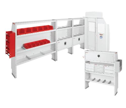 Cargo Van Shelving - Electrical Contractor Package