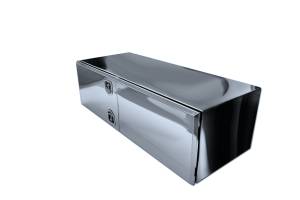 Bawer - Bawer 24 x 24 x 48 Stainless Steel Underbody Tool Box w/Double Doors TU827001