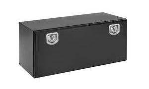 Bawer - Bawer 18 x 18 x 48 Black Steel Tool Box with Steel Door TU803510