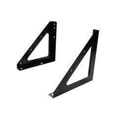 Bawer - Bawer 18” “L” Bracket – Black Powder Coated Steel  TU951501