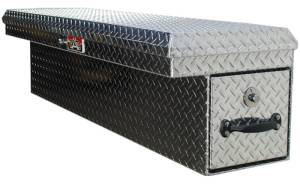 Brute - Brute 70 inch LowSider w/Rear Roller Drawer - Drivers Side - Black Texture Coat  RB7670D-BT