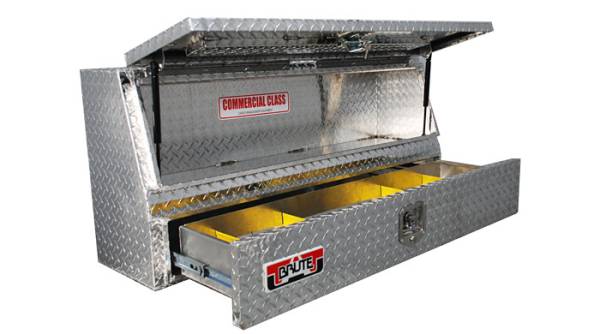 Brute - BRUTE Contractor Truck Tool Boxes with Drawer 48 inch TBS200-48-BD