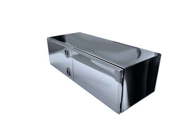 Bawer - Bawer 18 x 24 x 48 Stainless Steel Underbody Tool Box w/Double Doors TU823501