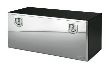 Bawer - Bawer 18 x 18 x 60 Black Steel Tool Box w/Stainless Steel Door TU814000