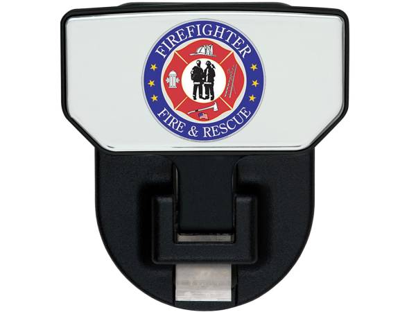 Carr - Carr HD Universal Hitch Step, Fire & Rescue, single, fits 2 inch Reciever 183212