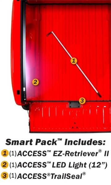ACCESS - ACCESS SMART Pack (EZ-Retriever II; Truck Bed LED Light; and Trailseal) 80077