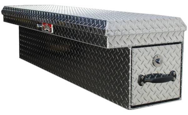 Brute - Brute 56 inch LowSider w/Rear Roller Drawer - Drivers Side - Black Texture Coat   RB7656D-BT