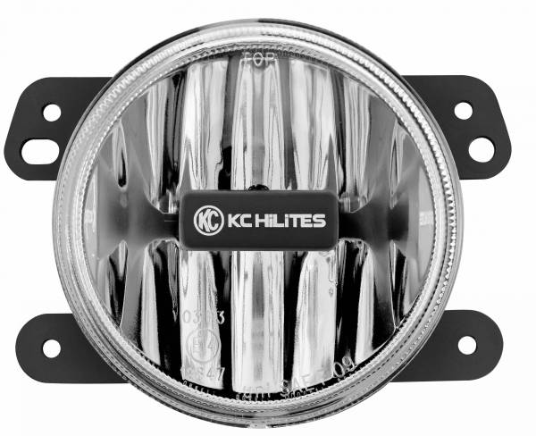 KC HiLiTES - 4" Gravity® LED G4 - 2-Light System - SAE/ECE - 10W Fog Beam - for 07-09 Jeep JK