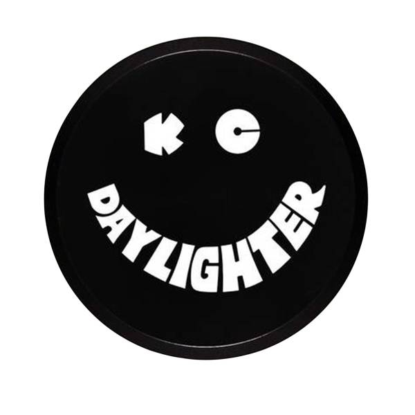 KC HiLiTES - 6" Hard Plastic Cover - Round - Single - Black / White KC Daylighter Logo