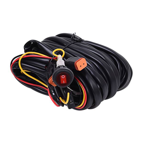 KC HiLiTES - Wiring Harness - for 2 Lights with 2-Pin Deutsch Connectors