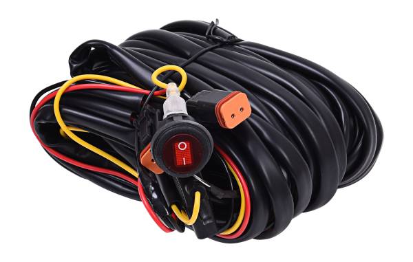 KC HiLiTES - Wiring Harness for Two Backup Lights with 2-Pin Deutsch Connectors