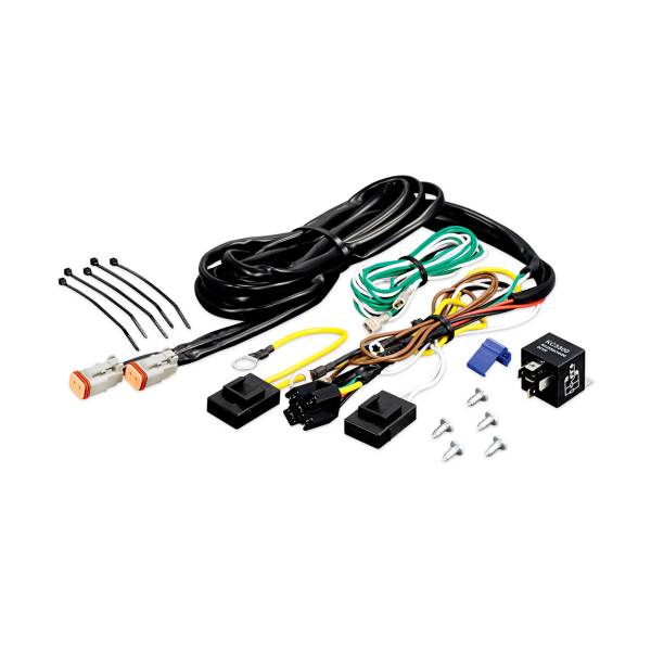 KC HiLiTES - Add-On Wiring Harness - Add 1-2 Lights - 2-Pin Deutsch Connectors