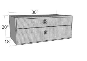 Brute - BRUTE Underbody Truck Tool Boxes w/Drawer 30 inch UB30-20TD - Image 4