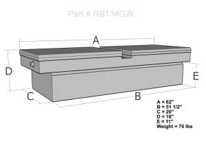 Brute - Brute Double Lid Midsize / Downsize Long Bed Pickups RB134GW - Image 4