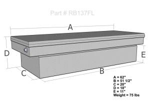 Brute - BRUTE Single Lid Midsize/Downsize Long Bed RB137FL - Image 4