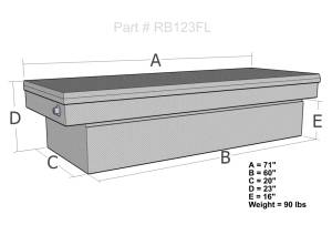 Brute - BRUTE Single Lid Full Size Pickups w/ 6.5 ft or 8 ft Bed (X-Deep) RB123FL - Image 3