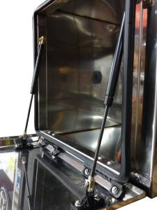 Bawer - Bawer 18 x 18 x 30 Black Steel Tool Box w/Stainless Steel Door TU812501 - Image 3