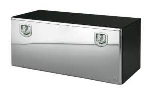 Bawer - Bawer 18 x 18 x 60 Black Steel Tool Box w/Stainless Steel Door TU814000 - Image 1