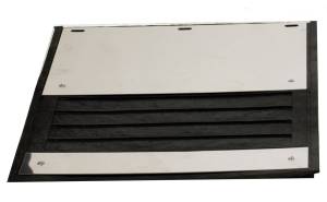 Brute Stainless Steel Mud Flap - Dually Axle HFB303