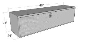 Brute Heavy Duty Under Body / Drop Door / 24 x 24 x 48L / Black Texture Coat / HUB2448-BT