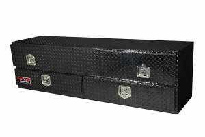 Brute - Brute 96 inch Brute High Capacity Flat Bed TopSider w/Drawers - Black Texture Coat TB400-96D-BD-BT - Image 1