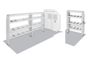 Weather Guard Commercial Shelving Van Package 600-8440L