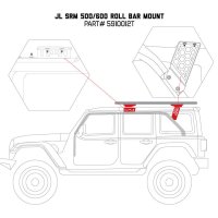 Go Rhino 5910013T - SRM Roll Bar Mounting Kit - Jeep JLU Mount - Textured Black